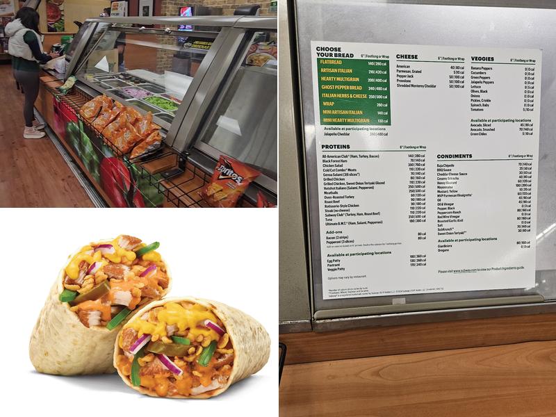 Subway Menu