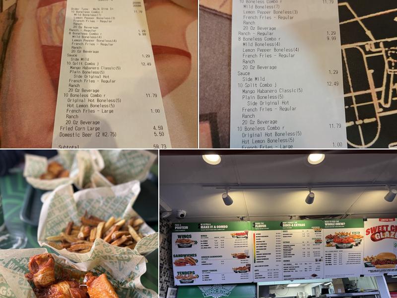 Wingstop Menu