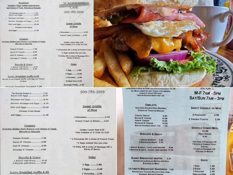 Scalehouse Cafe Menu