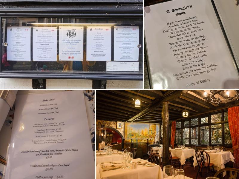 The Mermaid Inn Menu