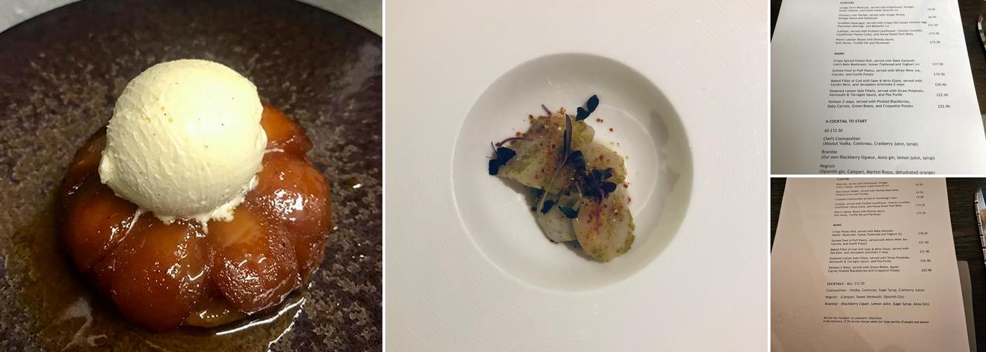 Landgate Bistro Menu