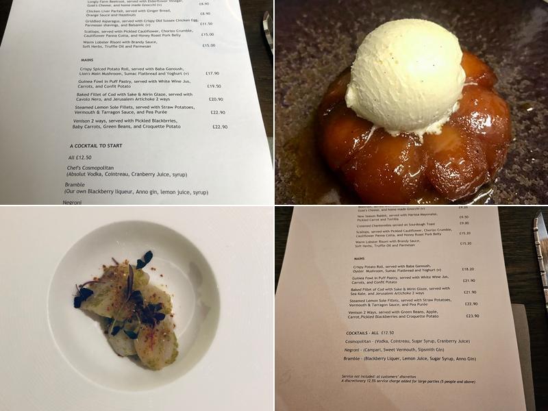 Landgate Bistro Menu