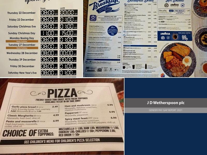The Highland Laddie - JD Wetherspoon Menu