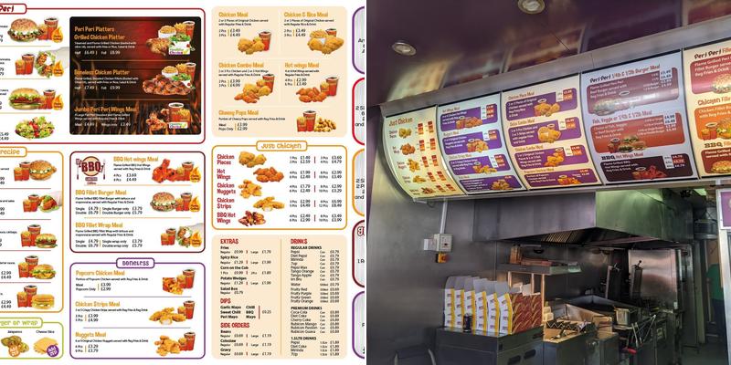 Chunky Chicken Newcastle Menu