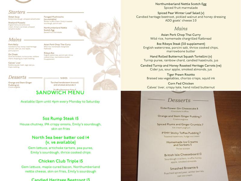 Pleased To Meet You Menu