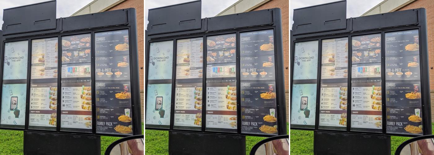 Taco Bell / Long John Silver's Menu