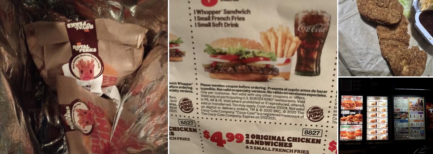 Burger King Menu