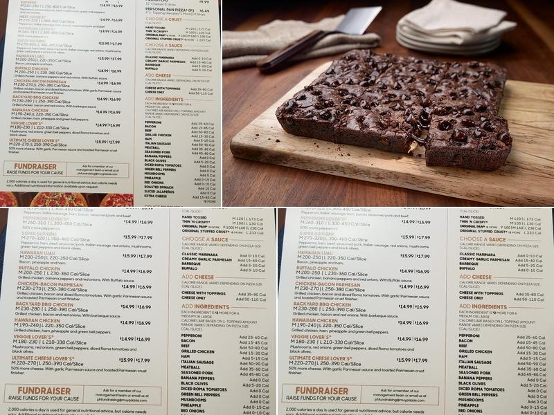 Pizza Hut Menu