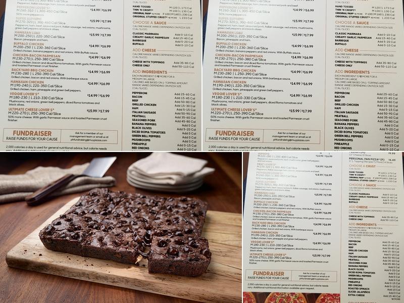 Pizza Hut Menu