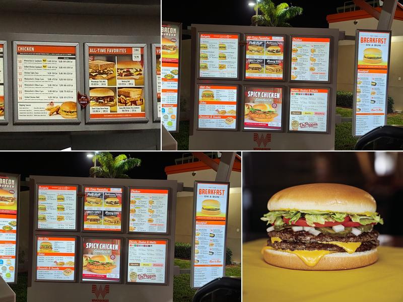 Whataburger Menu