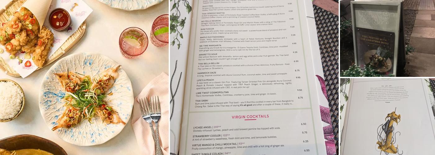 Giggling Squid - Farnham Menu