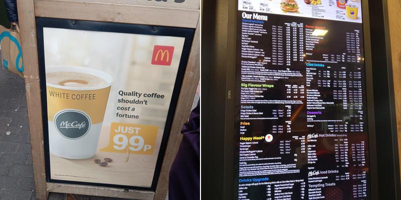 McDonald's Menu
