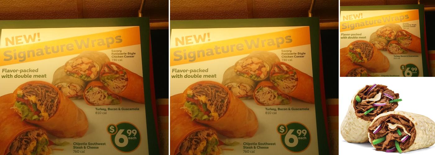 Subway Menu