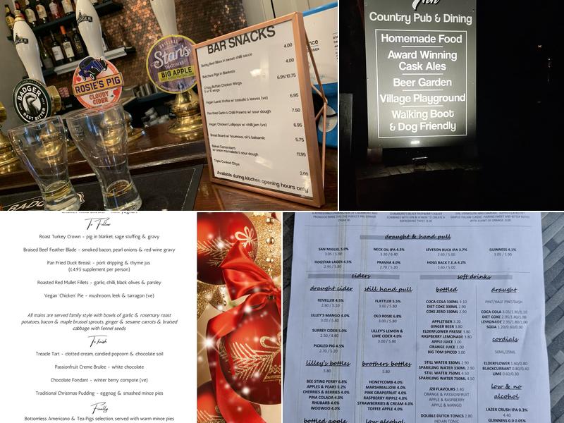 The Cyder House Inn Menu