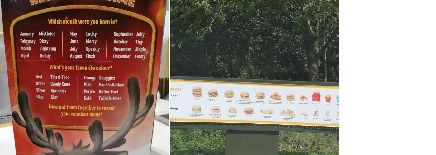 McDonald's Menu