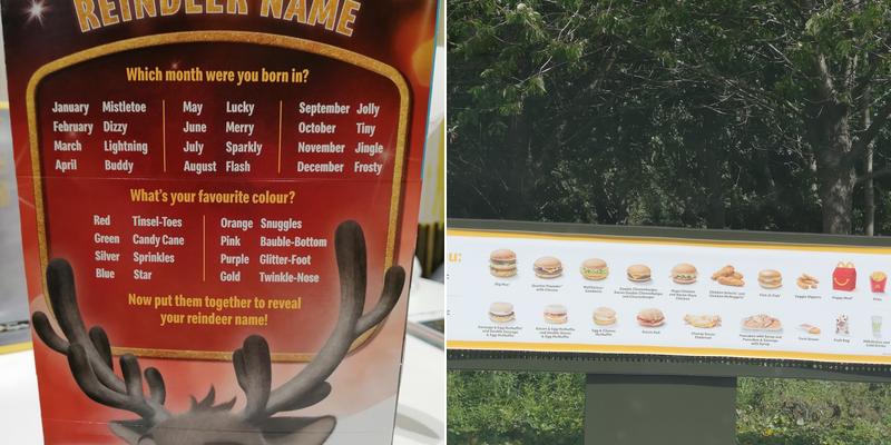 McDonald's Menu