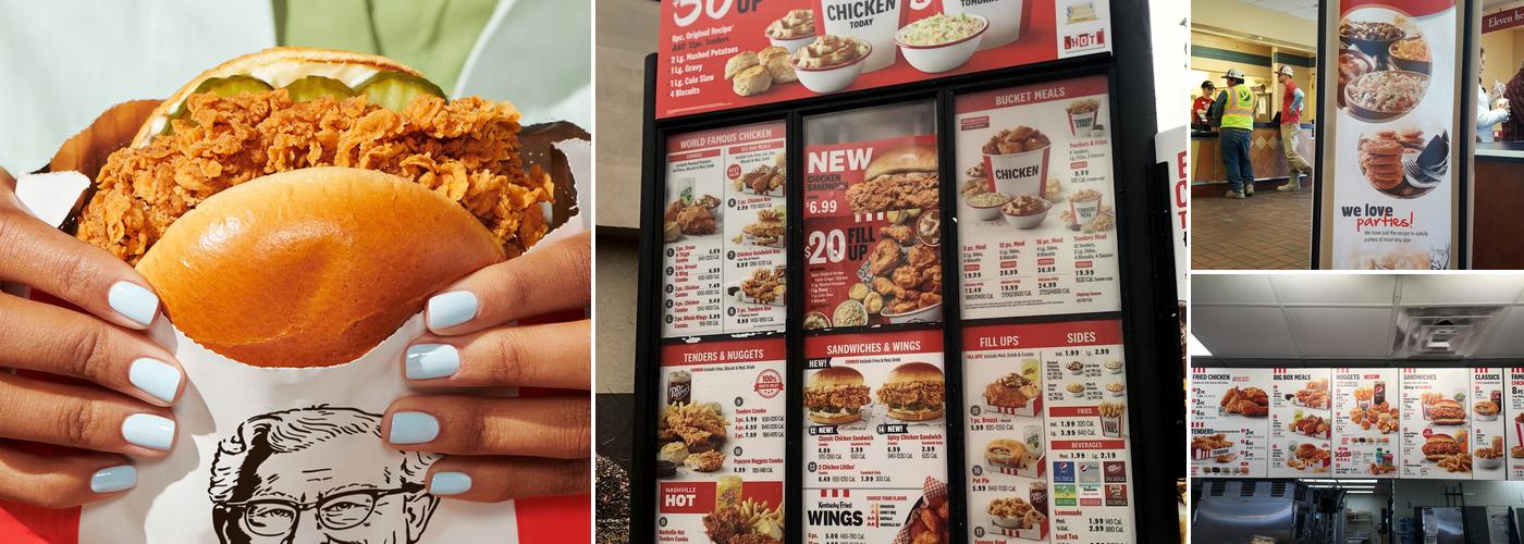 KFC Menu
