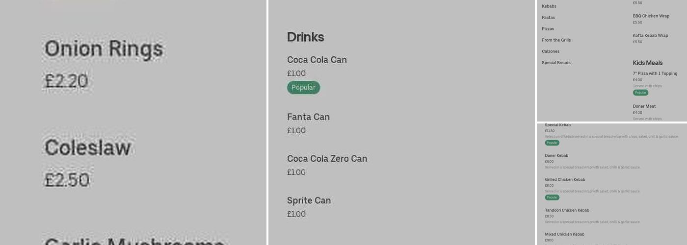 Adam Alsabti's Pizzeria & Grill House Menu