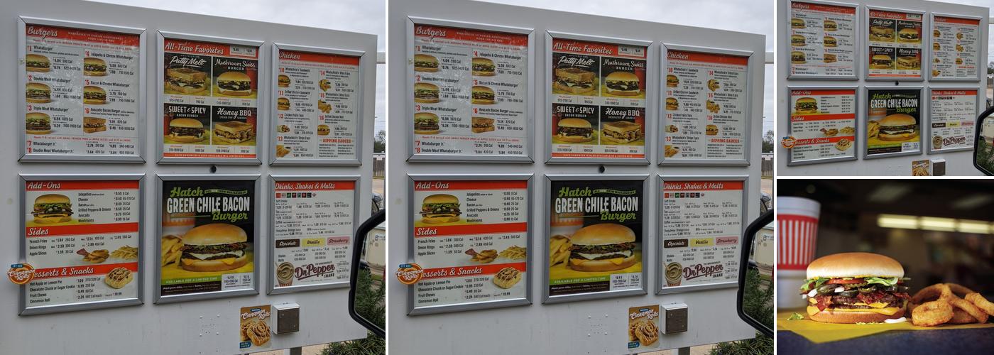 Whataburger Menu