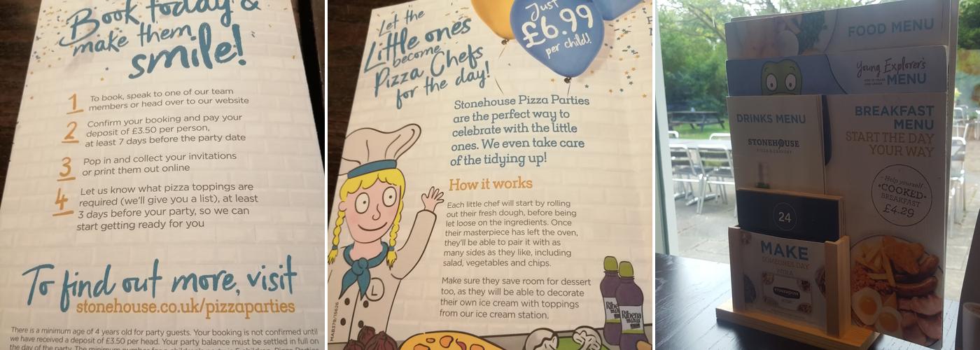 The Shepherds Stonehouse Menu