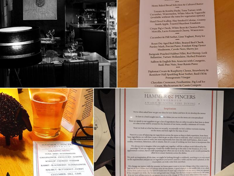 Hammer & Pincers Menu