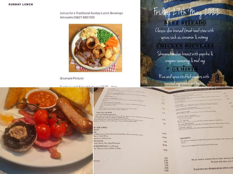 THE BLACK HORSE SHEEPY MAGNA Menu