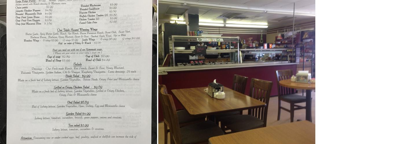 Express Cafe Menu