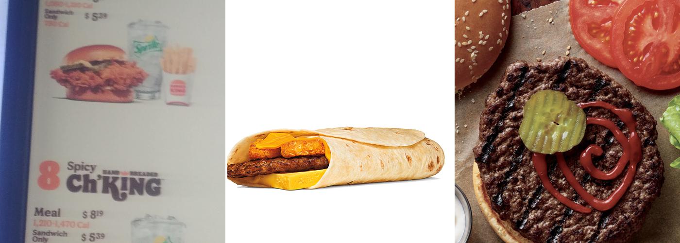 Burger King Menu