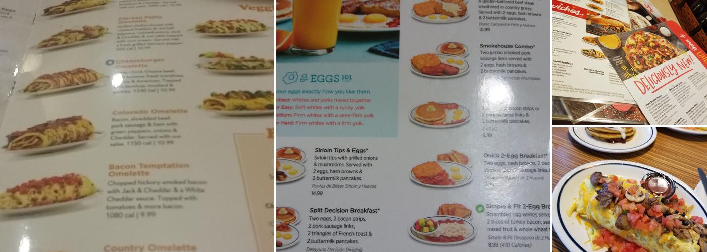IHOP Menu