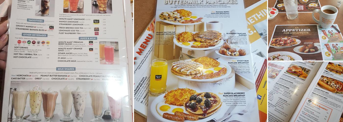 Denny's Menu