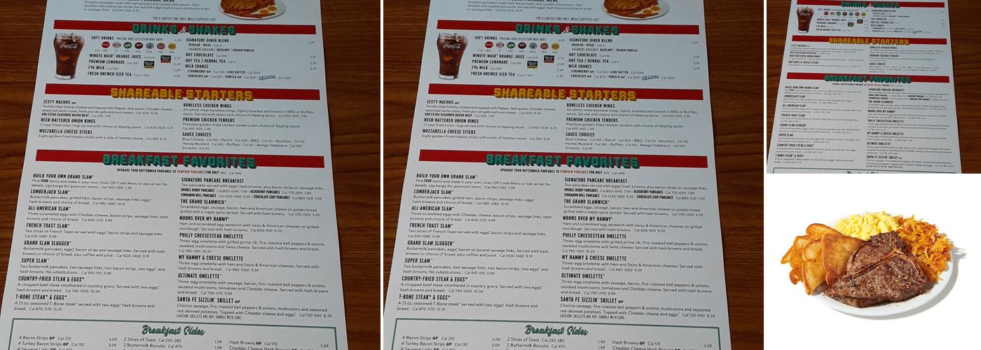 Denny's Menu