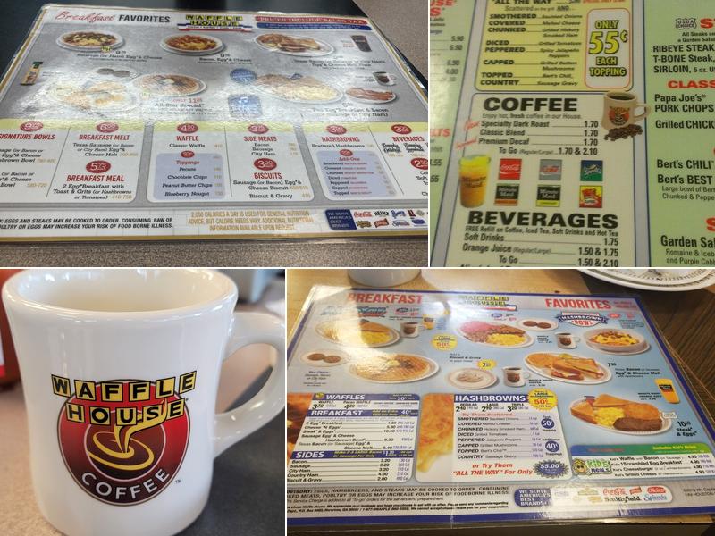 Waffle House Menu