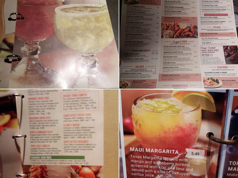Cheddar's Scratch Kitchen Menu
