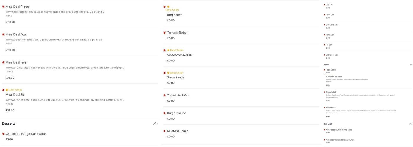 O'YES PIZZA PASTA Menu