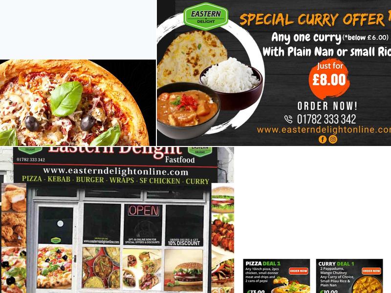 Eastern Delight Longton Menu