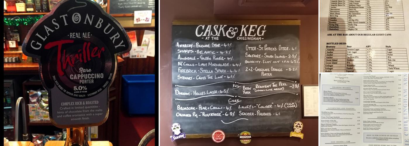 The Chillingham Menu