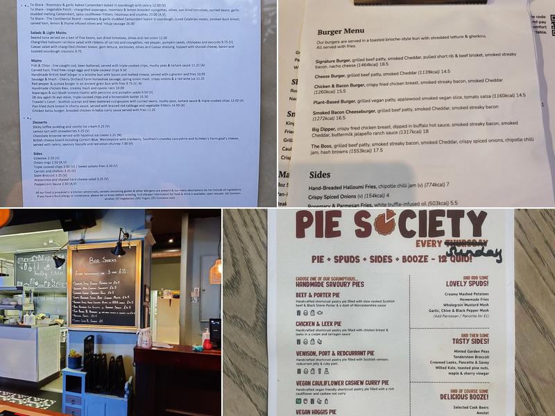 The Brandling Arms Menu