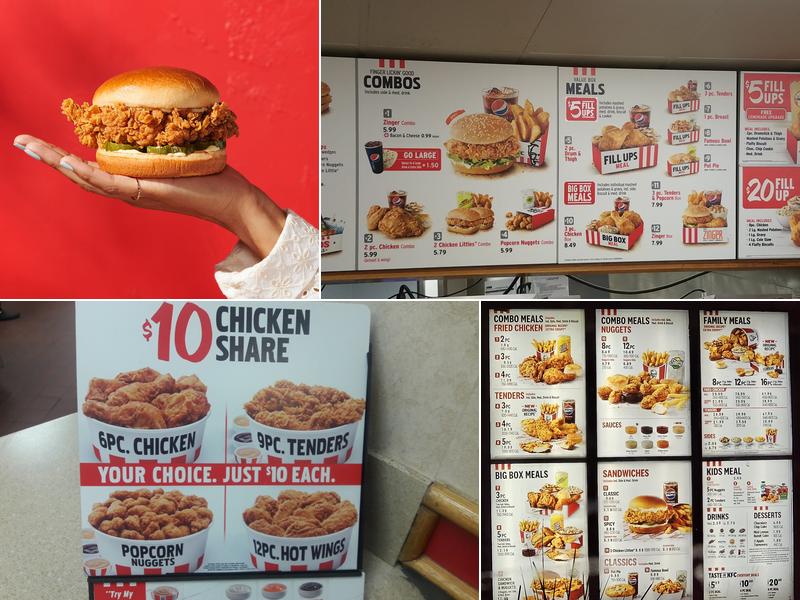 KFC Menu