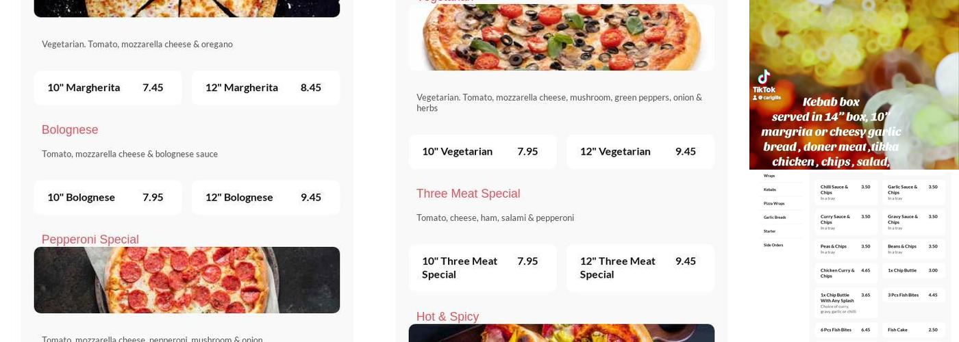 Carl Gills Fish And Chips Menu