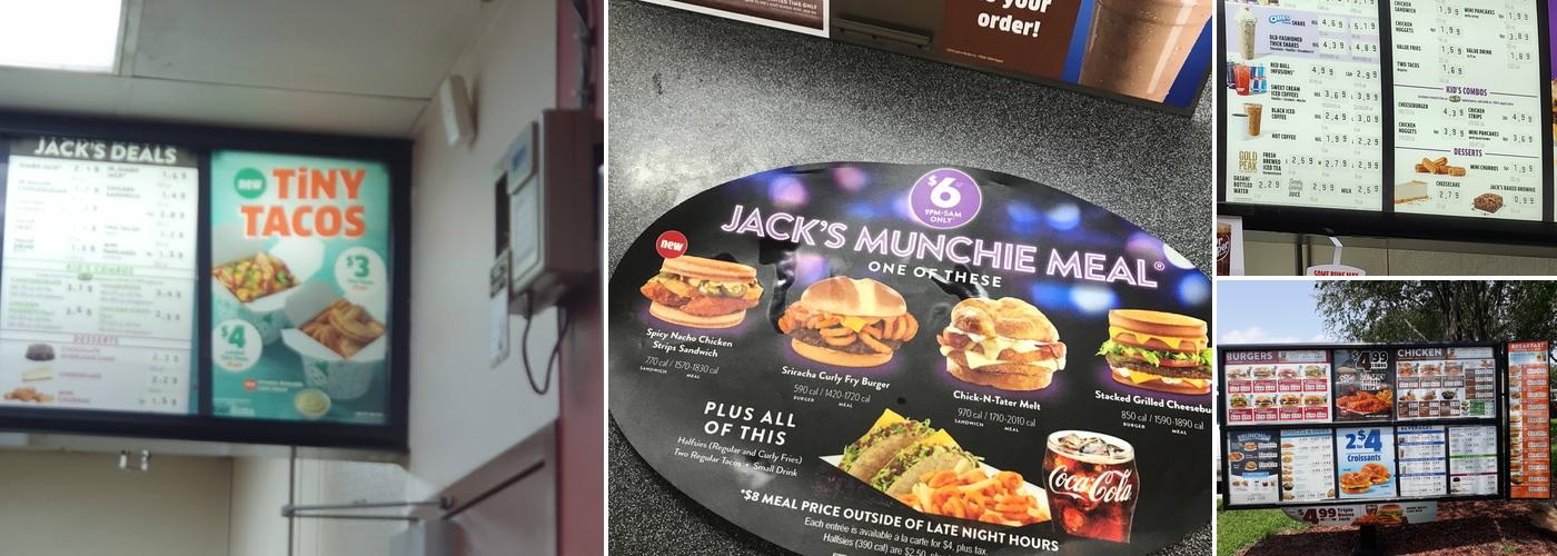 Jack In The Box Menu
