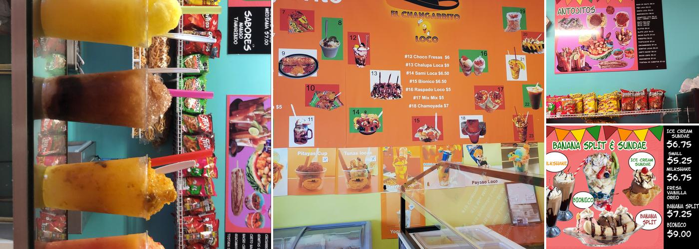 Mango Loco Menu