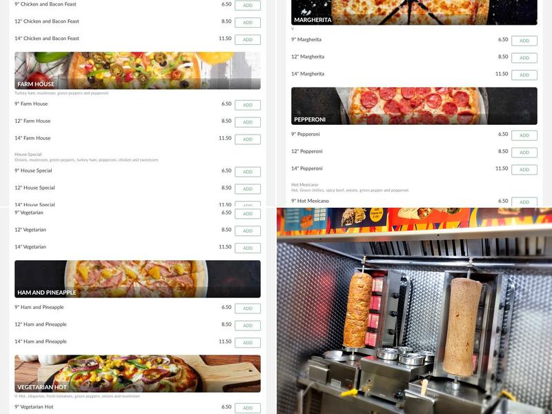 O Yes Pizza And Kebab House Menu