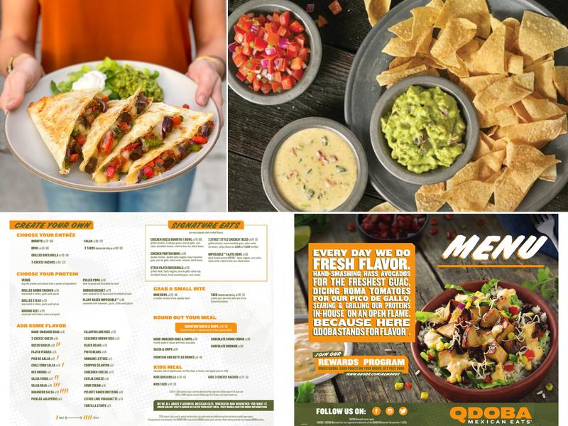 QDOBA Mexican Eats Menu