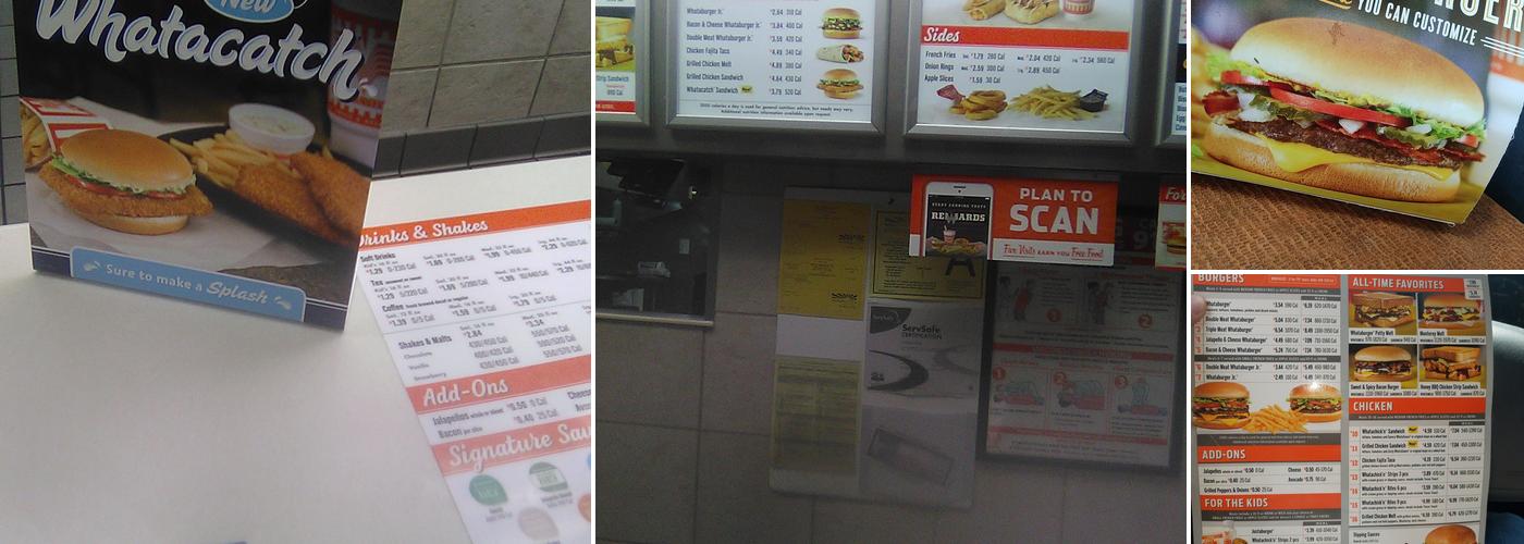 Whataburger Menu