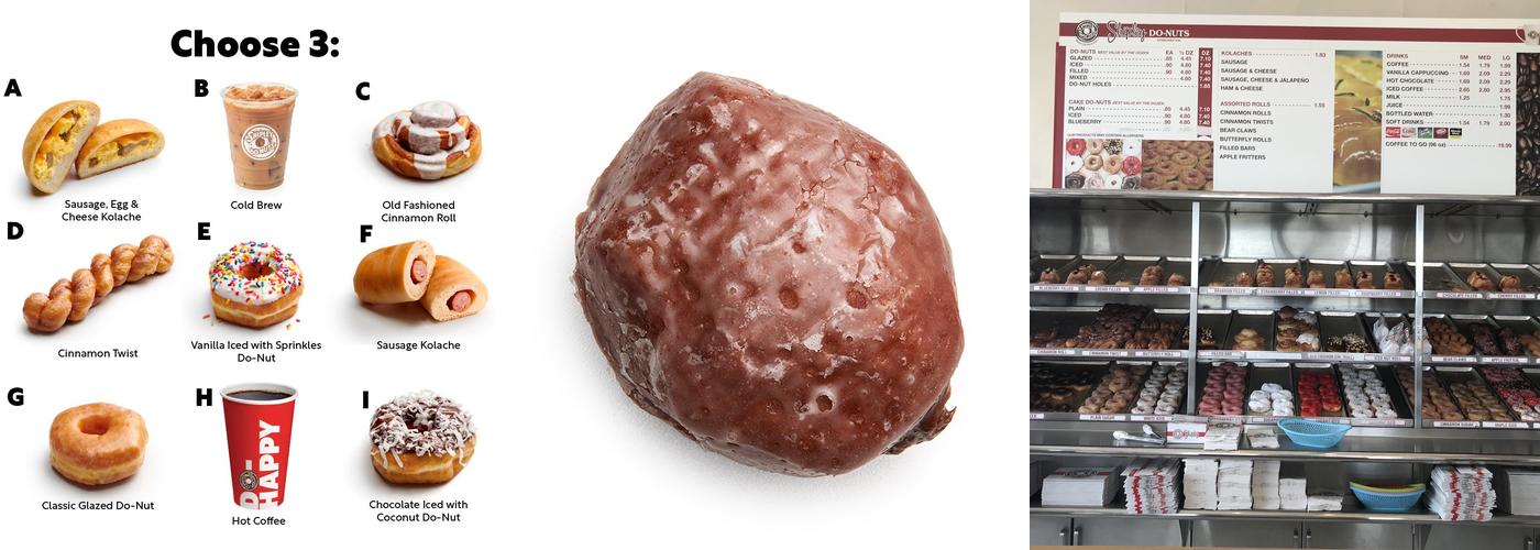 Shipley Do-Nuts Menu