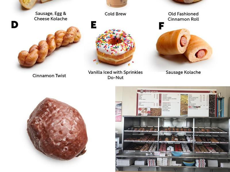 Shipley Do-Nuts Menu