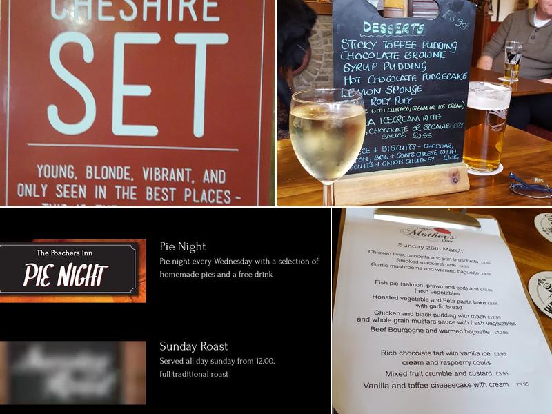 The Poachers Inn Menu