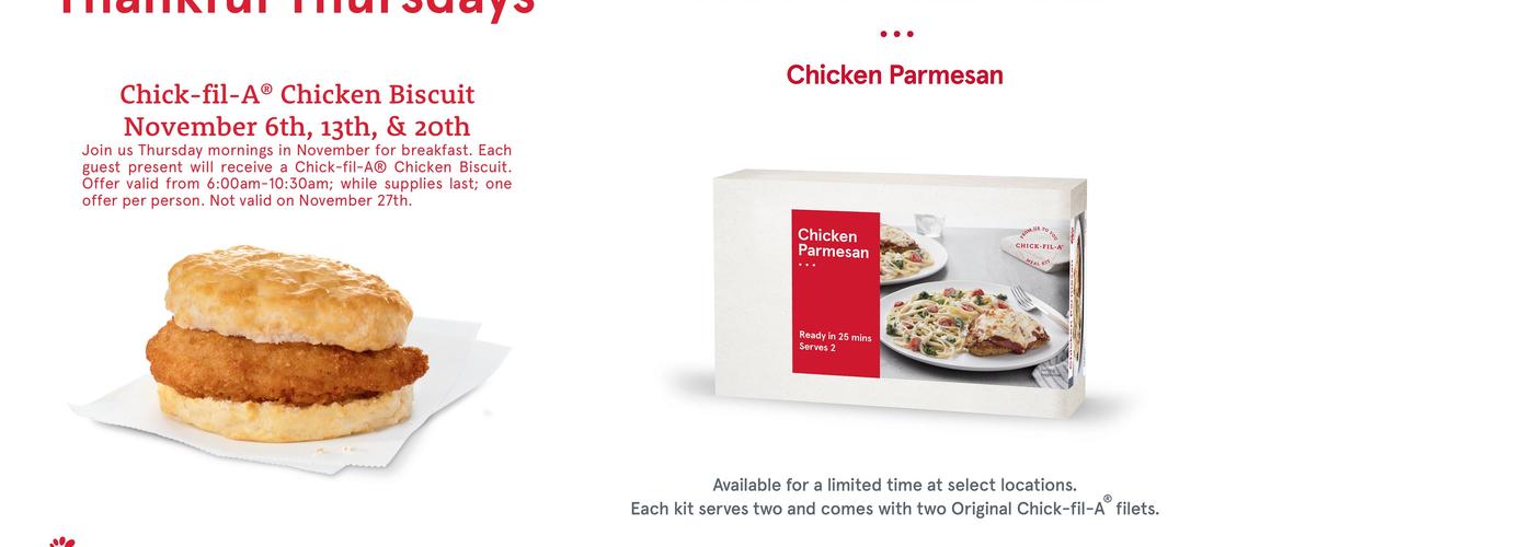 Chick-fil-A Menu