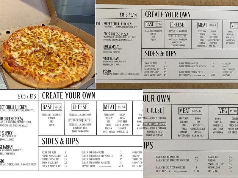 Porky's Pizzeria Menu