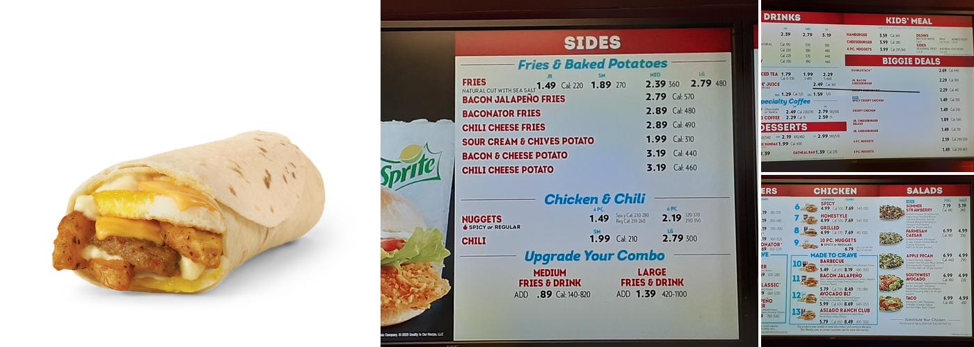 Wendy's Menu